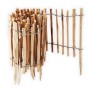 Aquagart Staketenzaun, 60cm hoch, 20m Rolle, aus Haselnussholz, ideal als Gartenzaun.