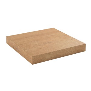 Rechteckige Holzoptik-Platte in Vintage Eiche-Nachbildung für Küchenzeile. Helle Maserung.