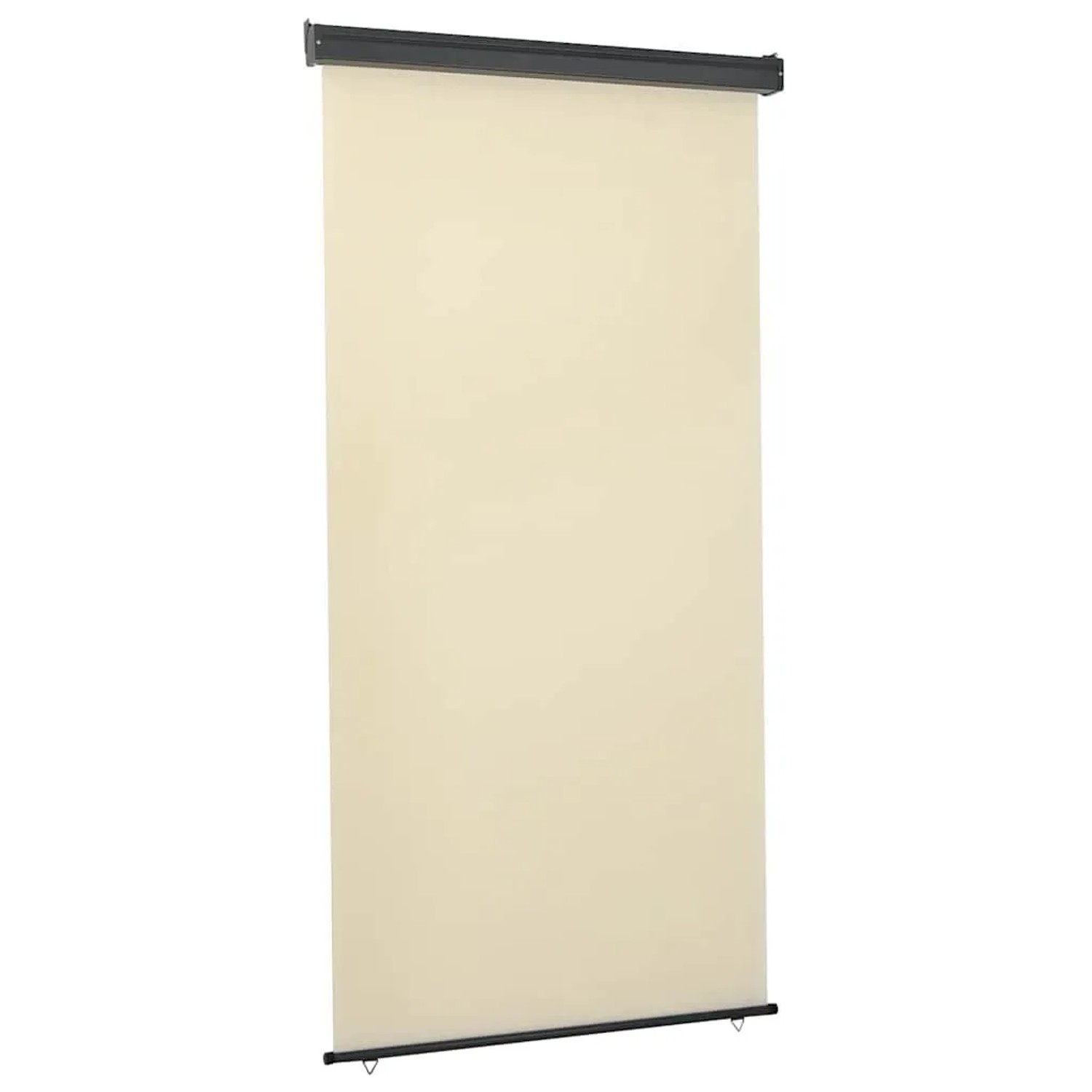 vidaXL Balkon-Seitenmarkise 125x250 cm Creme 48419