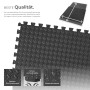 Tectake Schutzmattenset  24 Teilig Mit 48 Randstücken Je 61 x 61 cm 24Er Set 362 x 246 x 1 20 cm Schwarz_3