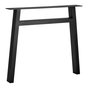 SOTECH Tischgestell H-Form Stahl Schwarz Matt Profil 80 x 40 mm Höhe 720 mm Tiefe 800 mm