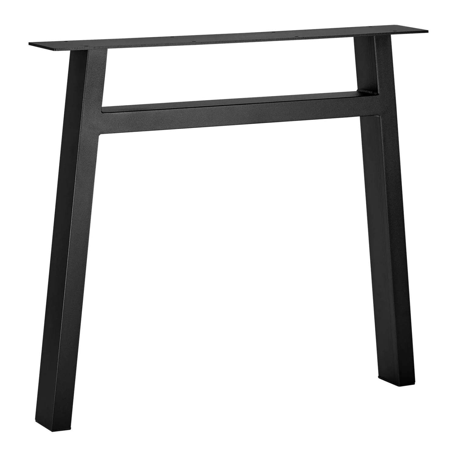 SOTECH Tischgestell H-Form Stahl Schwarz Matt Profil 80 x 40 mm Höhe 720 mm Tiefe 800 mm