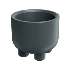 Prosperplast Blumentopf Molta Round Foot Ø 60 cm x 50 cm Graphit