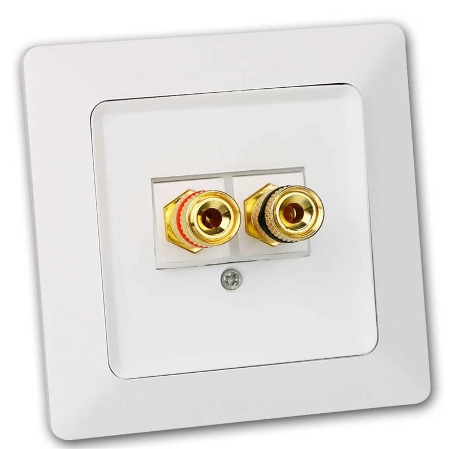 world-trading-net MILOS Lautsprecher Dose Weiß Unterputz