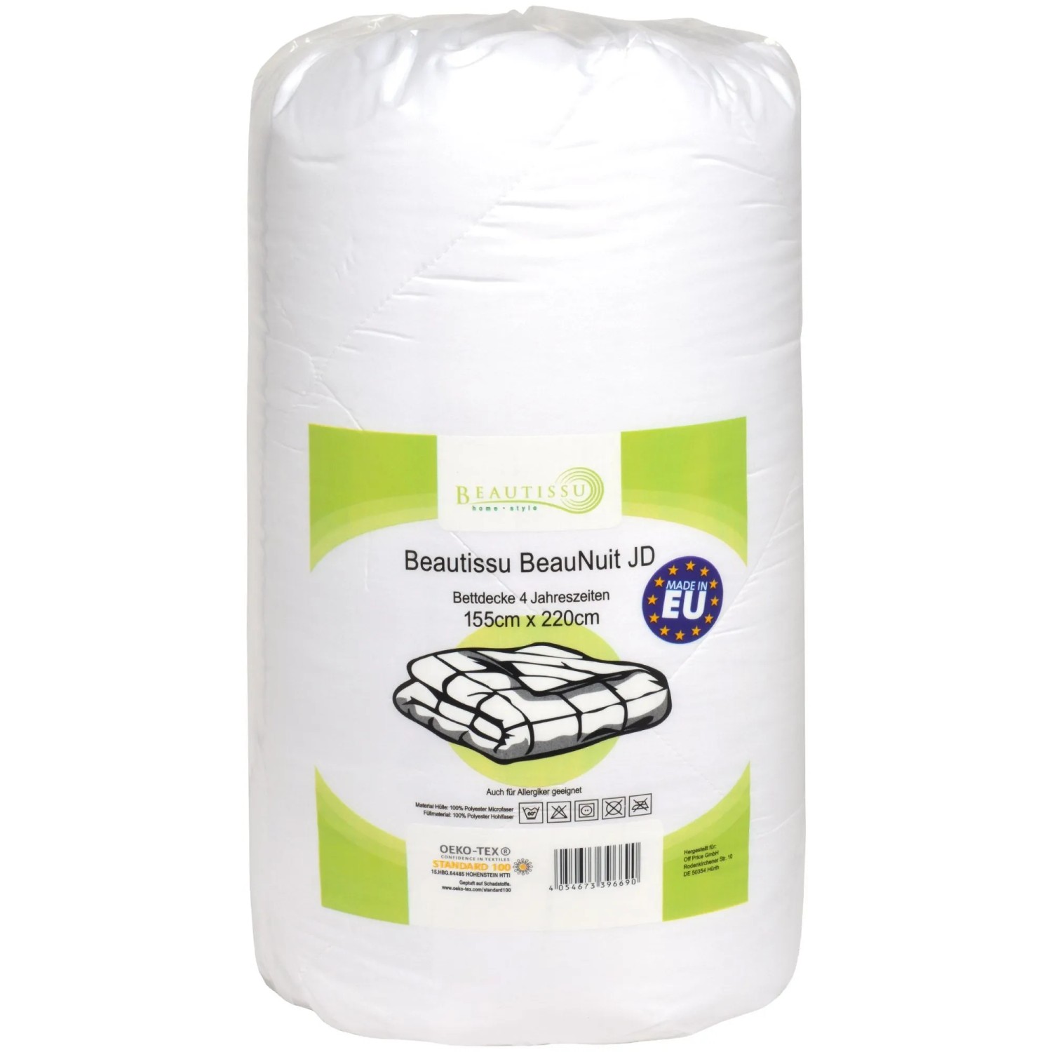 Beautissu Bettdecke & Kissen Set 4-Jahreszeiten 135x200 + Kissen 80x80_5