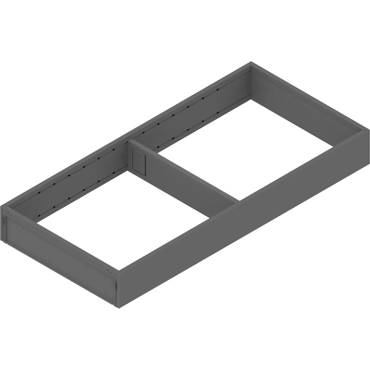 Blum Schubkastenrahmen Ambia-Line Breite 422x200x50 mm Schubladeneinsatz Stahl Oriongrau Matt
