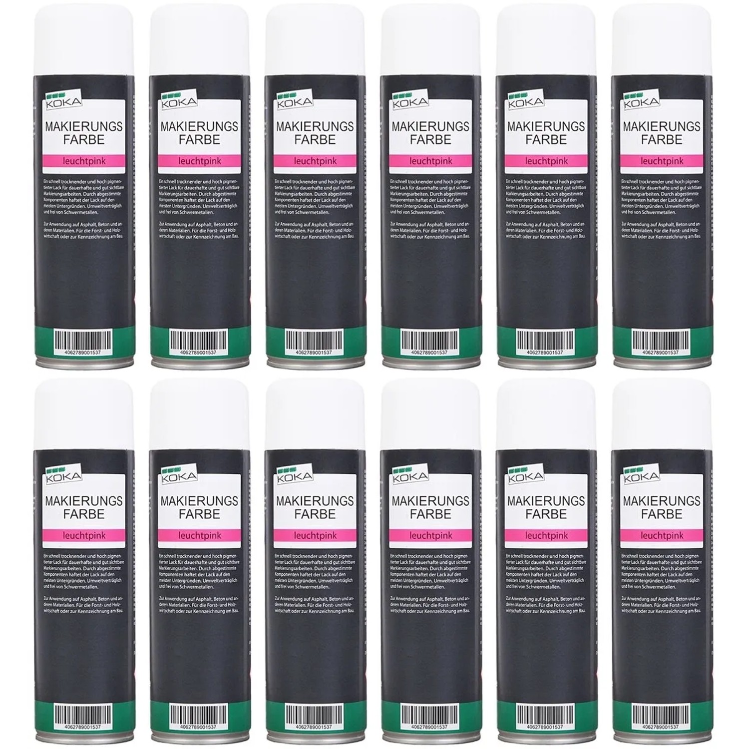 KOKA Markierungsfarbe Leuchtpink 12 Stück