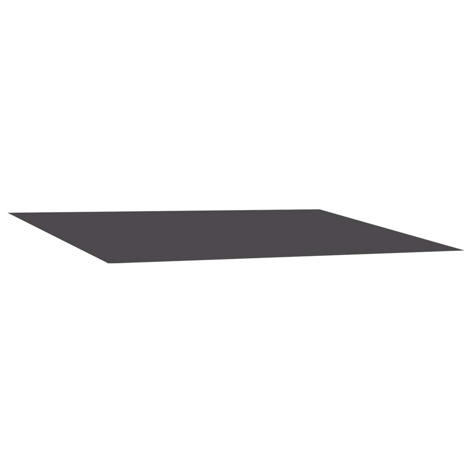 vidaXL Markisenersatzstoff Anthrazit 400 x 350 cm Polyester 3444226