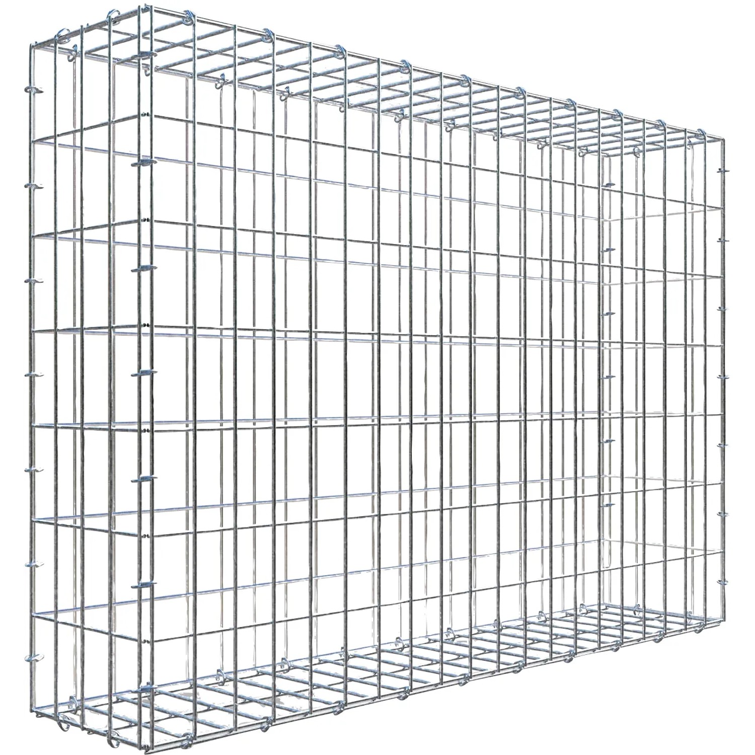 Gabiona C-Ring-Gabione 70 x 100 x 20 cm Maschenw 5 x 10 cm