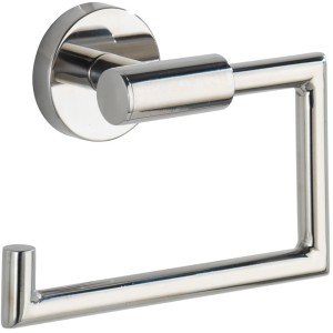 Wenko Toilettenpapierhalter Bosio, Edelstahl matt, zur Wandmontage.