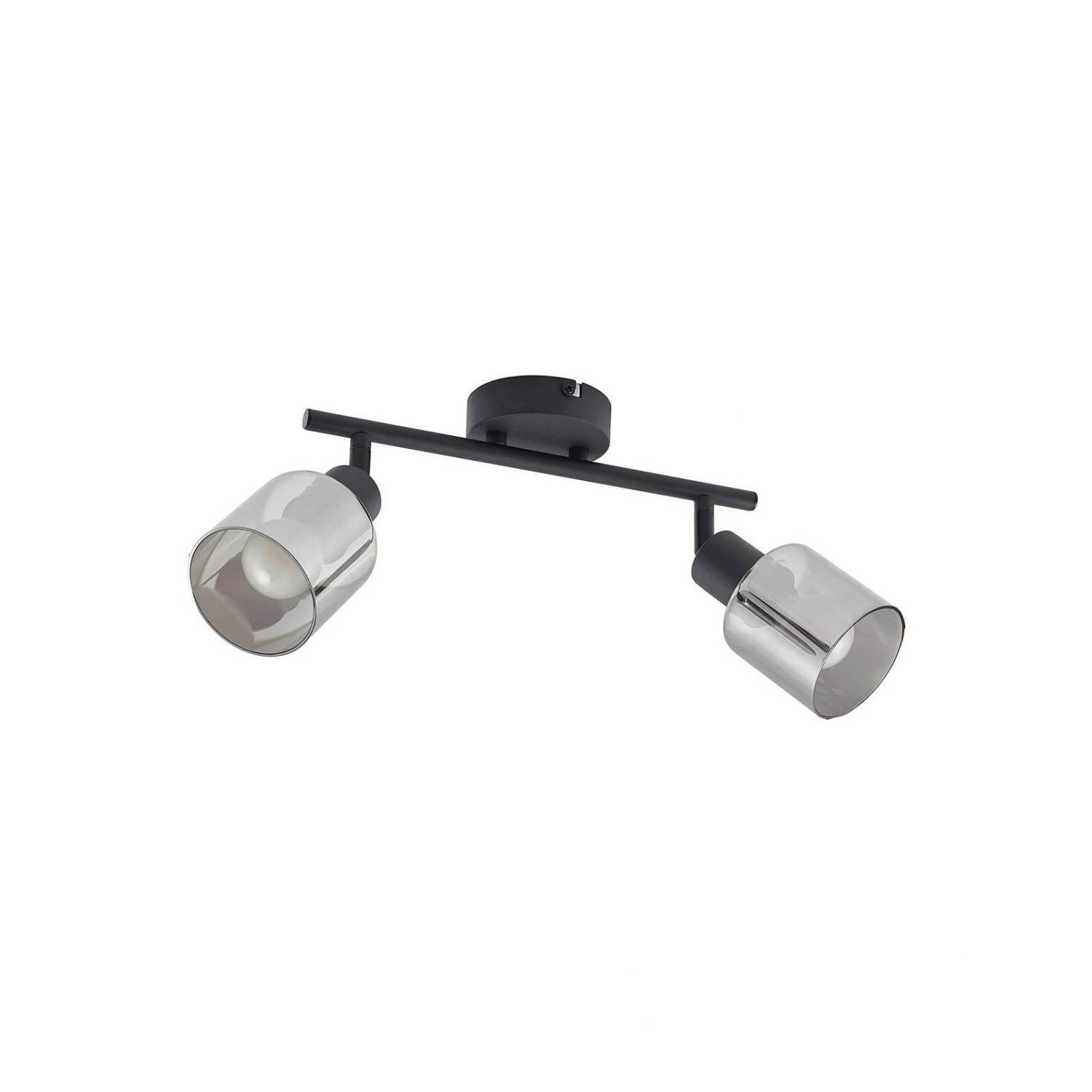 Lindby Strahler Netty 10030722 Modern in Alu aus Glas 4-flammig E14 Wohnzimmerleuchte
