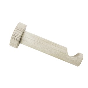 Gardinia Holz-Träger Country, offen, 12 cm, Castell Eiche für Stilgarnituren.