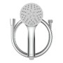 Schütte Handbrause-Set Napoli Chrom mit Brauseschlauch, Antikalk-Noppen und Wasserstopp.