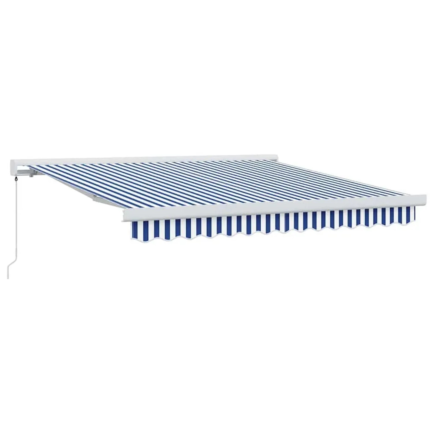 vidaXL Einziehbare Markise Blau und Weiß 300 x 250 cm Stoff und Metall 3329 günstig online kaufen