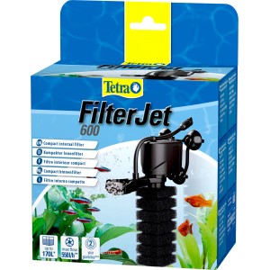 Verpackung des Tetra Aquarienfilter FilterJet 600, ein kompakter Innenfilter für Aquarien.