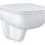 Grohe Wand-Tiefspül-WC Start Edge Set, alpinweiß mit SoftClose-Sitz.