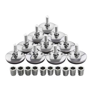 SOTECH 10er Set Verstellfüße MOBILIA Ø37 mm M8x12 Neigbar inkl. Einschraubmuffen