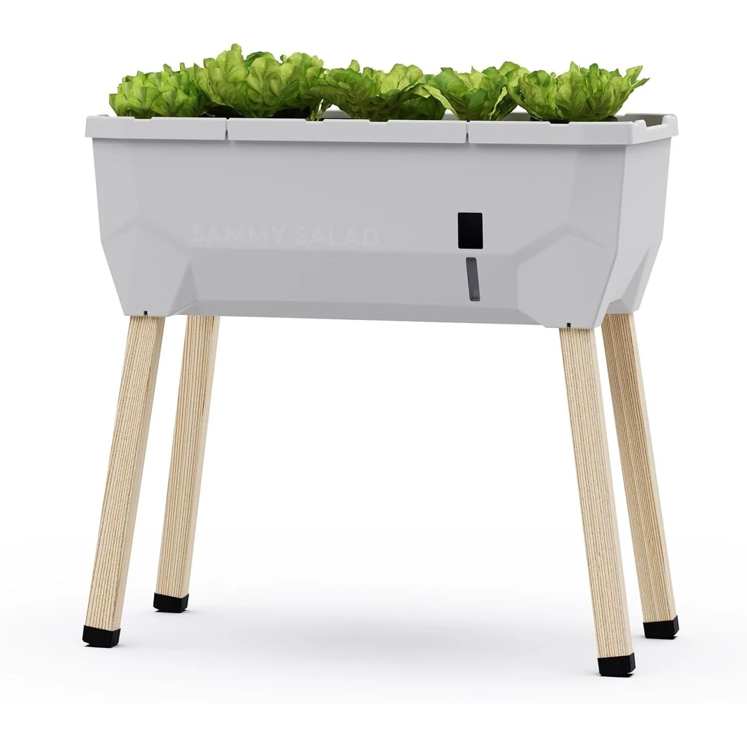 Gusta Garden Hochbeet für Salat Sammy Salad Hellgrau ohne Haube