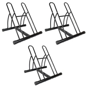 TRUTZHOLM Fahrradständer Für 6 Fahrräder DUO Schwarz