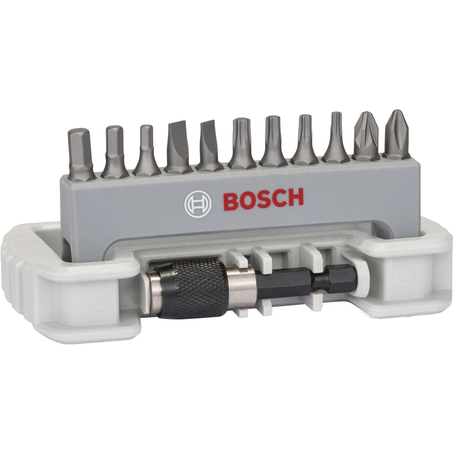 Bosch Accessories 2608522131 Bit-Set 12teilig Schlitz, Kreuzschlitz Phillips, Kreuzschlitz Pozidriv