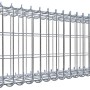 Gabiona Gabionenkorb, 30x100x20 cm, Maschenweite 5x10 cm, Drahtkorb für Einfassungen und Mauersysteme.