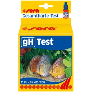 Sera gH-Test: Wassertester zur Bestimmung der Gesamthärte im Aquarium.