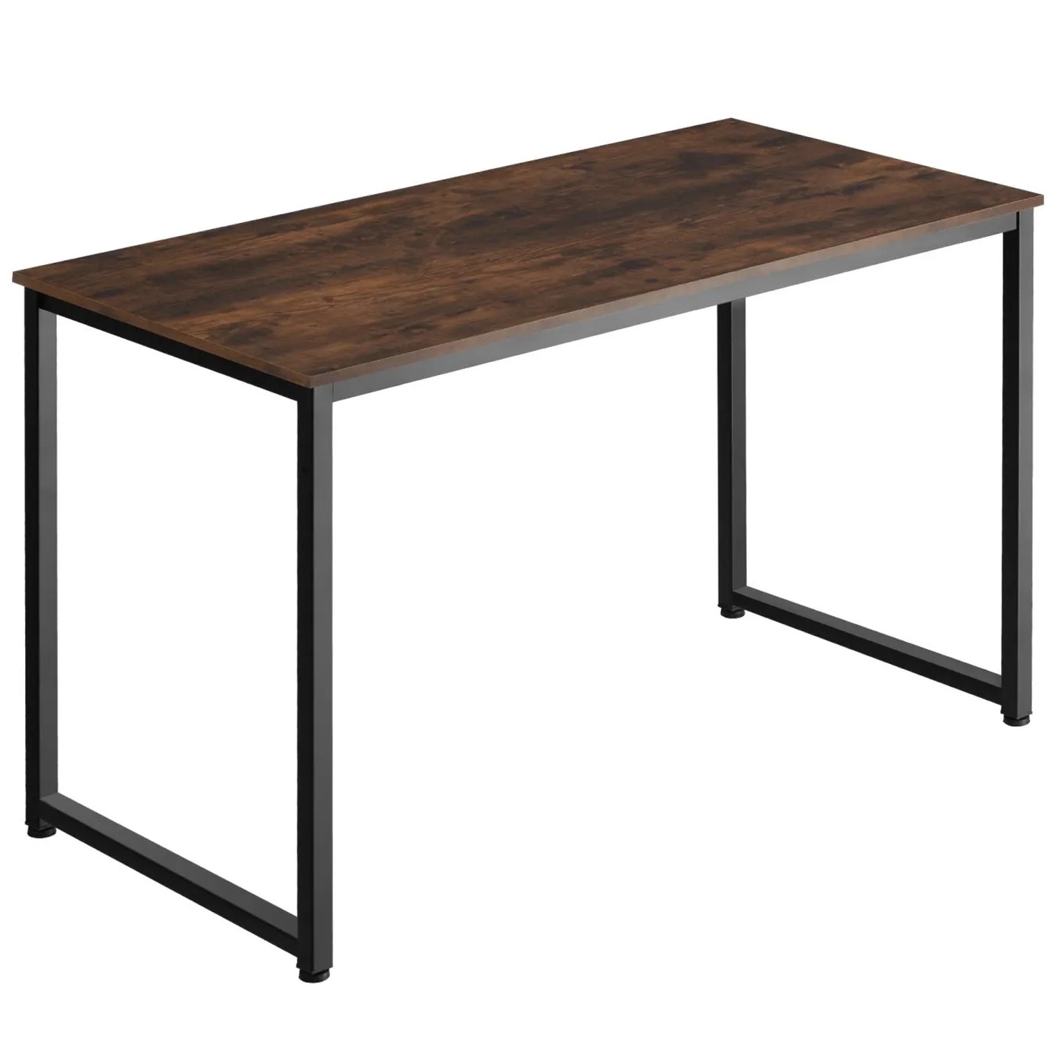 Tectake Schreibtisch Flint Industrial Style Holz und Stahl  59 x 120 x 76 50 cm Industrial Holz Dunkel  Rustikal