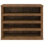 vidaXL Schreibtisch Organizer Altholz mit 4 Fächern aus Holzwerkstoff.