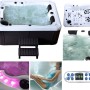 Home Deluxe Outdoor Whirlpool Beach Plus für 2 Personen mit Treppe und Abdeckung.
