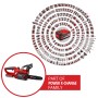 Einhell Akku-Kettensäge GE-LC 18 Li Kit, rot/schwarz, mit Akku und Ladegerät, Teil der Power X-Change Familie.