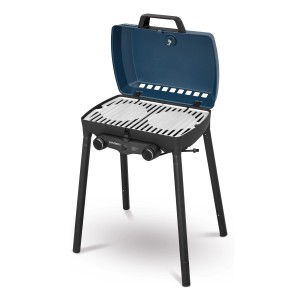 Enders Camping-Gasgrill Explorer II mit Edelstahlrost und Alugussgehäuse.