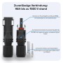 hb-digital 2x 5m Solar Verlängerungskabel 6 mm² mit Stecker Schwarz/Rot_2