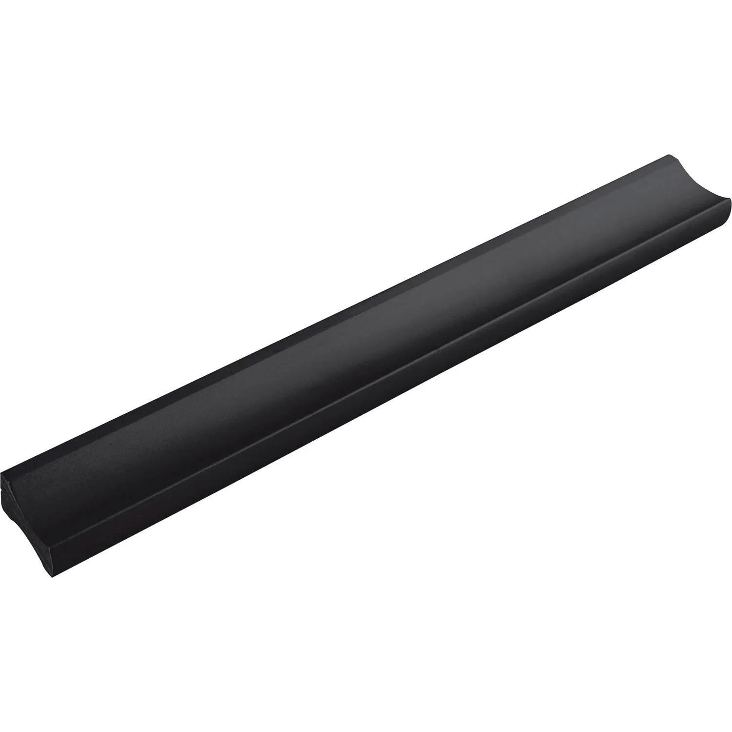 Alles im Griff Möbelgriff Alto La 128 mm Breite 154 mm Aluminium Schwarz Matt