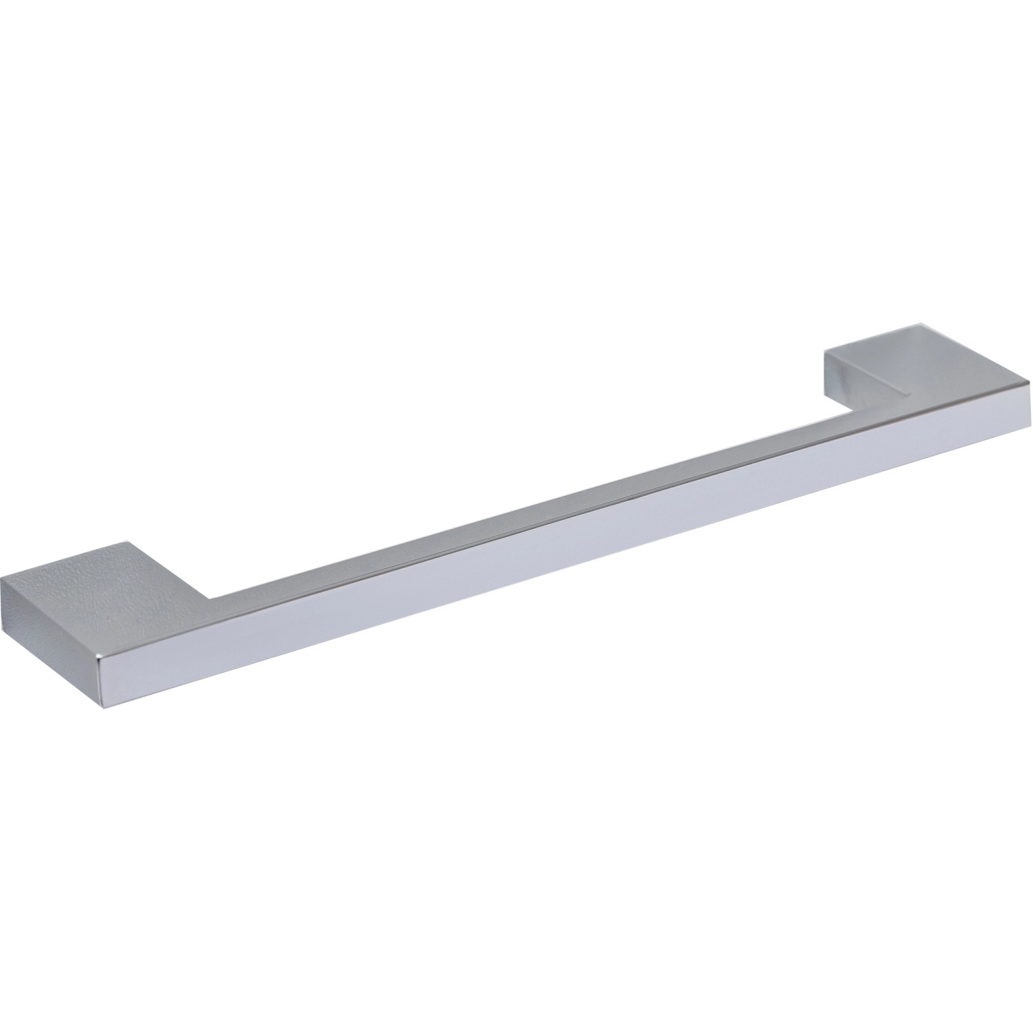 Metall-Bügelgriff für Held Möbel Küchen-Eckschrank Mailand, silberfarben.