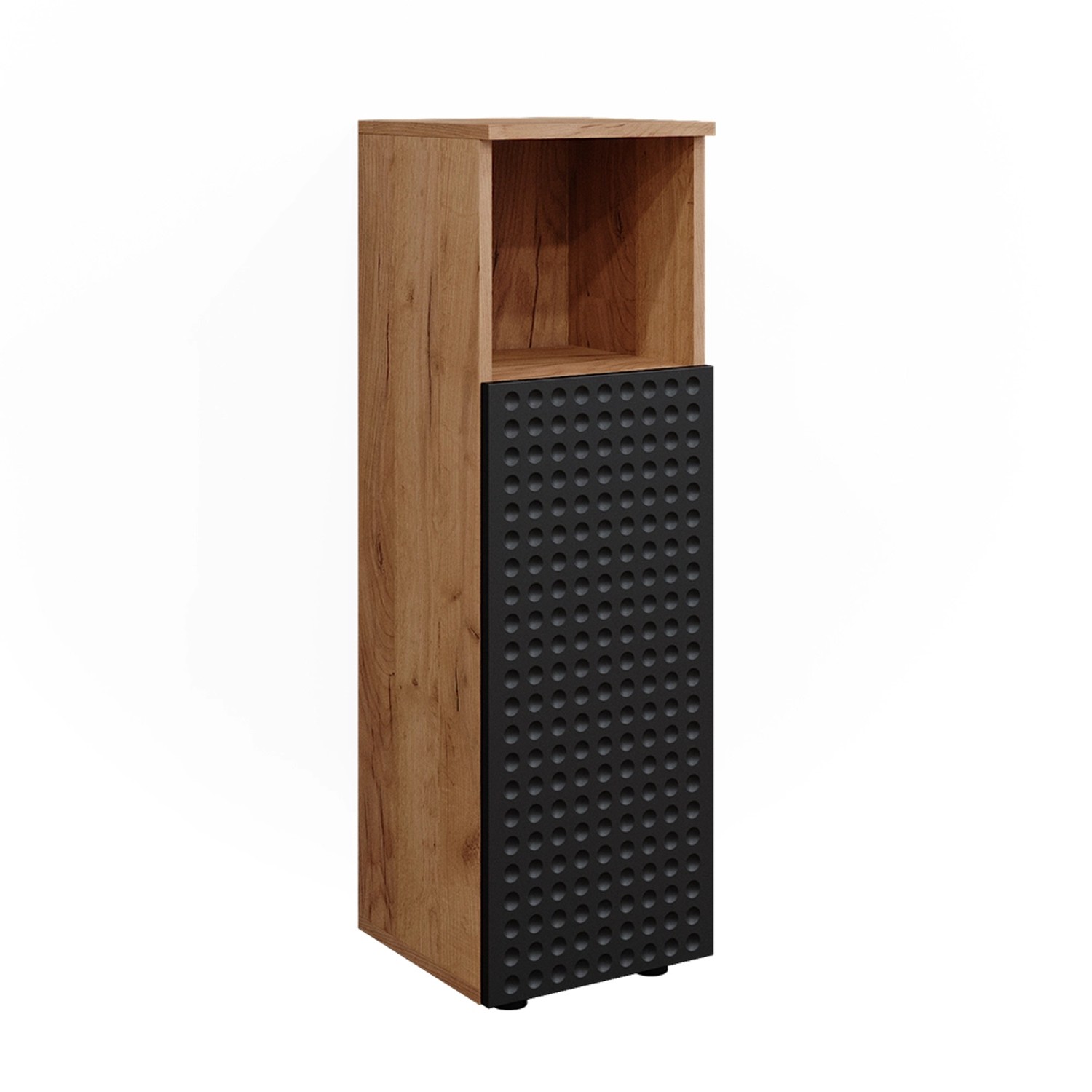 Thumbnail - Vicco Midischrank Irma Goldkraft Eiche/Anthrazit 30 x 95 cm Opt 2