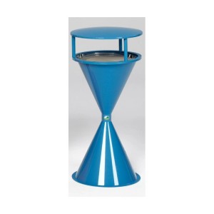 PROREGAL Klassischer Standascher Mit Dach Für Innen Außenbereich HxBxT 72 x 42 x 42 cm Kunststoff Blau