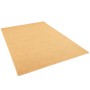 Quadratischer Snapstyle Sisal Teppich in Nussbraun, 160x160 cm, klassisches Design.