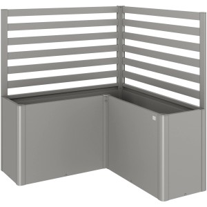 Biohort Rankgitter (2 Stk) für L-Form Hochbeet, Quarzgrau-Metallic.
