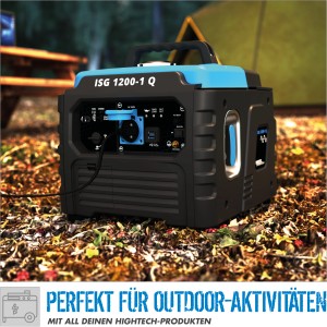 Güde Inverter Stromerzeuger ISG 1200-1 Q Benzin für Camping und Outdoor-Aktivitäten.