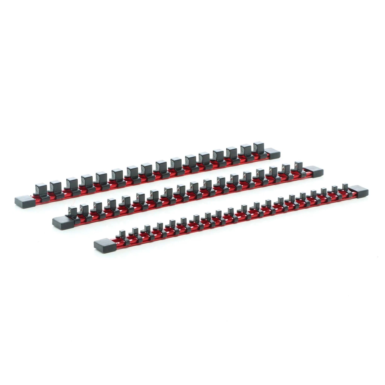 Xpotool Steckschlüssel Organizer 3 Stk. Halterung 1/2 Zoll 1/4 Zoll 3/8 Zoll Aufsteckschiene