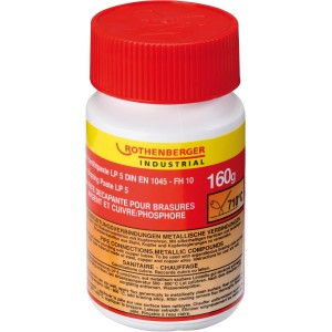 Rothenberger Industrial Hartlötpaste LP 5, 160g, für Kupferrohre und Metallverbindungen.