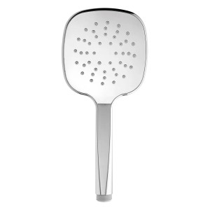 Eckige Sturotec Handbrause mit Regenstrahl, 6 l/min, Eco-Line, Chrom.