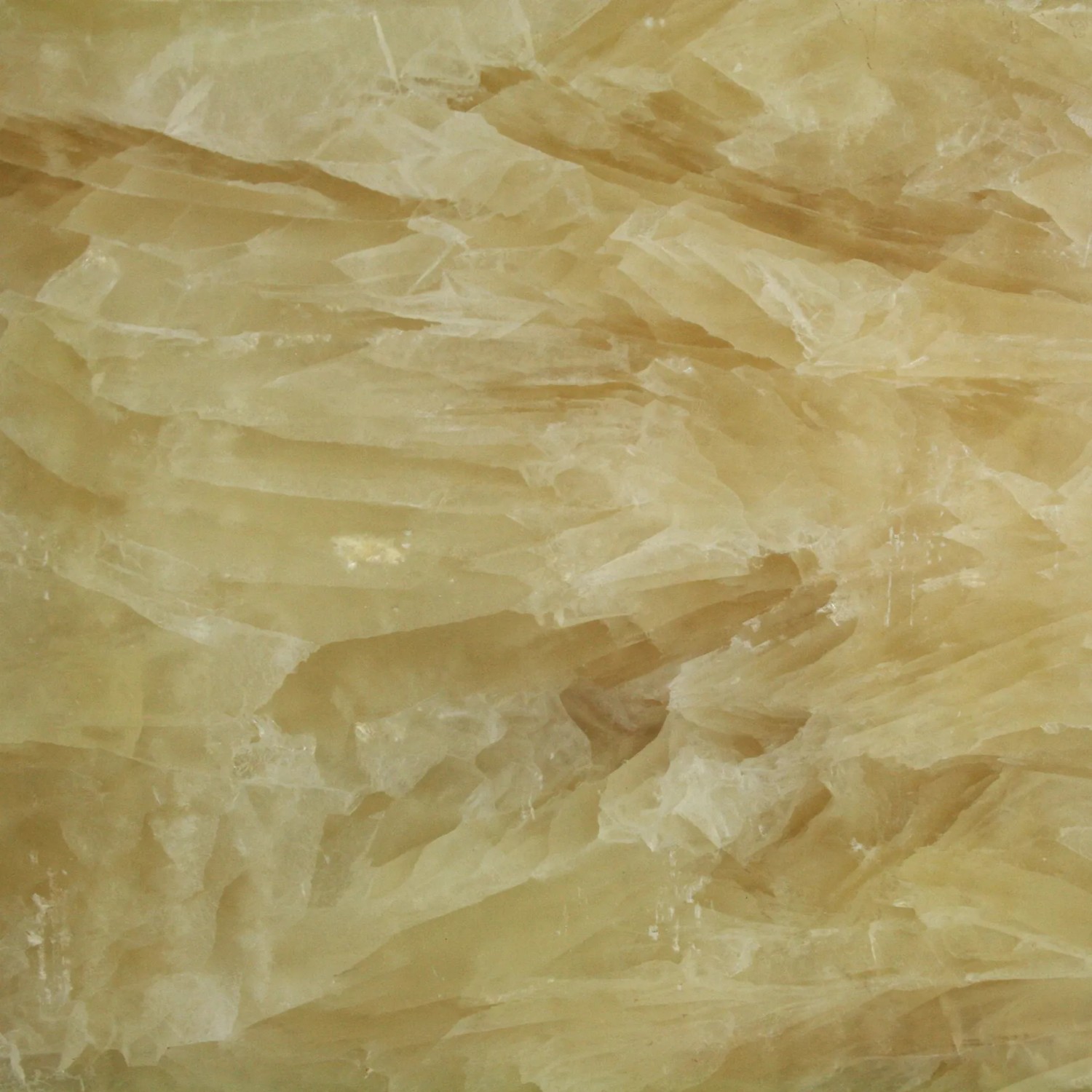 Naturbaustein Crystal Collection Nature Touch Wooden Onyx, polierte Oberfläche, Detailaufnahme.