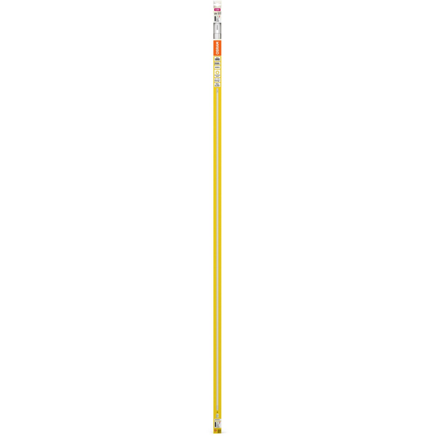 Osram LED-Leuchtstofflampe, 151cm, Warmweiß, G13 Sockel. LED Röhre für energieeffiziente Beleuchtung.