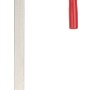 Schraubzwinge Temperguss, 400x120mm, mit rotem Griff zum Spannen und Fixieren.