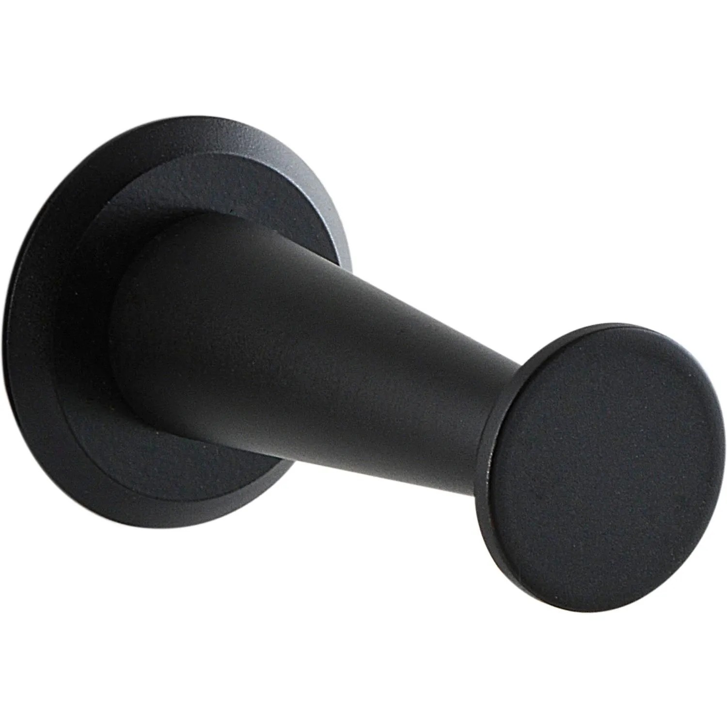 Simausrom Mantelhaken Medellot Platte Ø 30 mm Tiefe 53 mm Alu Schwarz