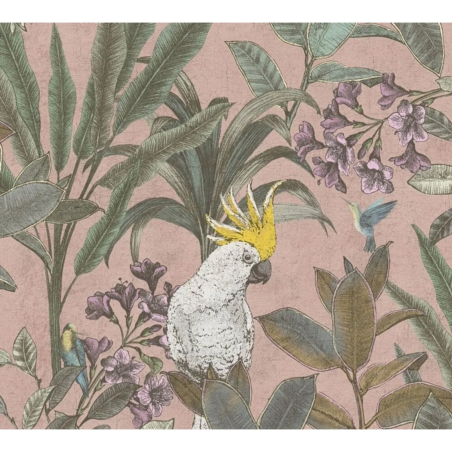 Tadessi Tapete Floral M1-No.11311 Vliestapete in Rosa