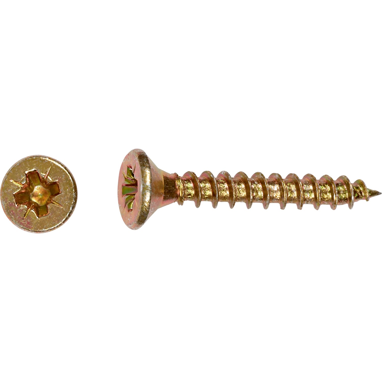 Senkkopf Spanplattenschraube PZ-Antrieb Ø 4 mm x 16 mm 25 Stück