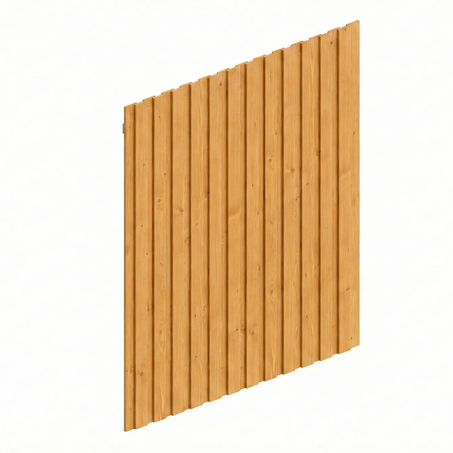 Skan Holz Seitenwand Deckelschalung Fichte 230 cm x 330 cm Eiche Hell