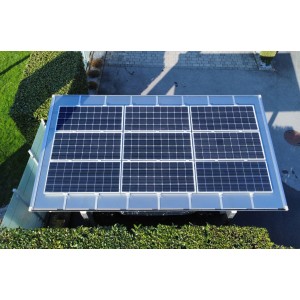 Ximax Solar-Erweiterungs-Set für Carport Linea, bestehend aus 9 PV-Modulen und Montagematerial.